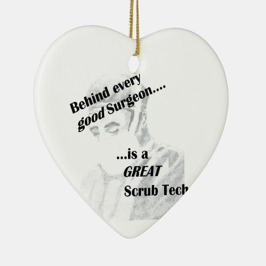 Scrub Tech Keramisch Ornament (Rechts)