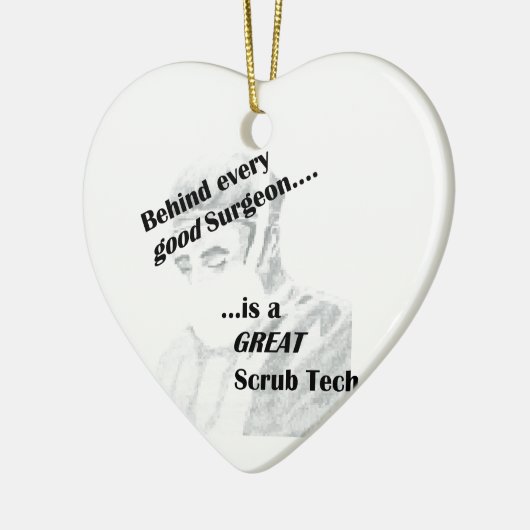 Scrub Tech Keramisch Ornament (Links)