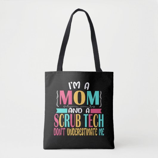 Scrub Tech Mam Surg Technologist Technicus Gift Tote Bag (Voorkant)