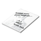 Scrub Tech Notitieblok (Linkerzijde)
