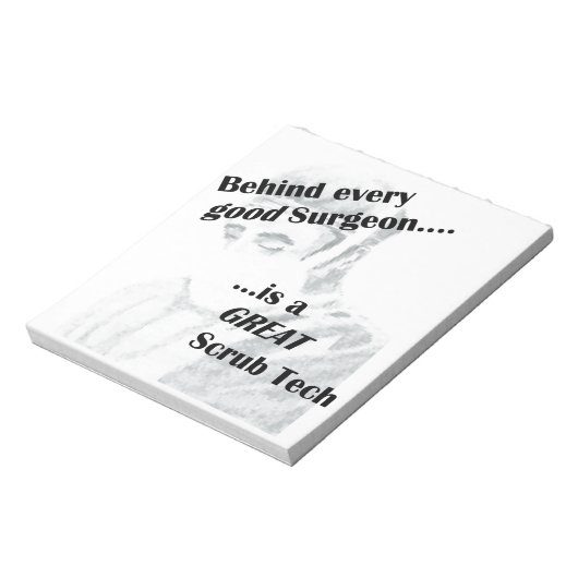 Scrub Tech Notitieblok (Linkerzijde)
