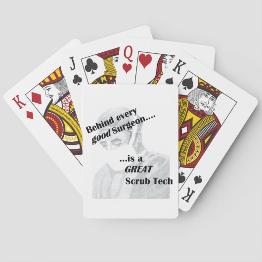 Scrub Tech Pokerkaarten (Achterkant)