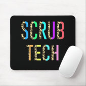 Scrub Tech Surg Scrub Technoloog Gift Funny Muismat (Met muis)
