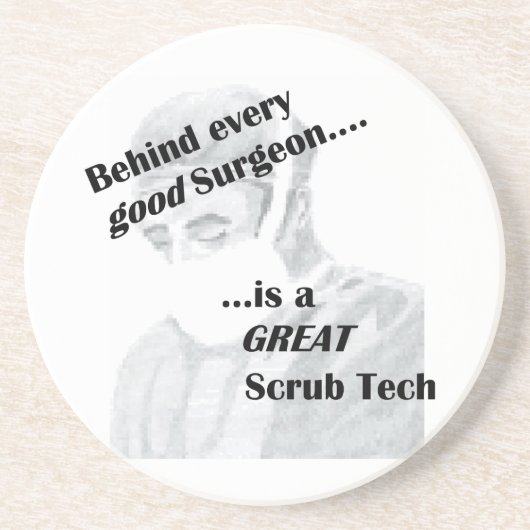 Scrub Tech Zandsteen Onderzetter (Voorkant)