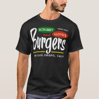 Scrubby Lloyds Burgers San Luis Obispo California T-shirt