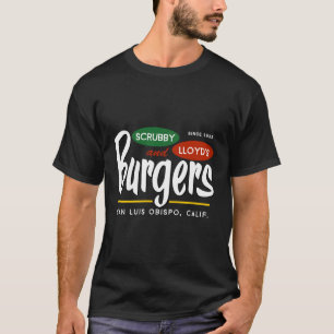 Scrubby Lloyd's Burgers San Luis Obispo Californië T-shirt