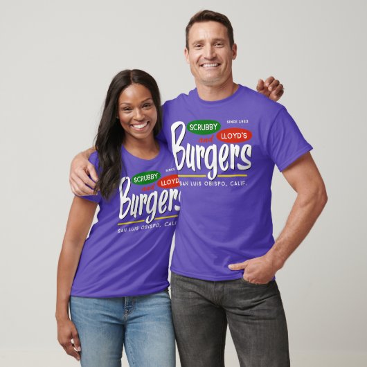 Scrubby Lloyds Burgers San Luis Obispo T-shirt (Unisex)