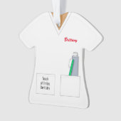Scrubs Dental Assistant Dentist Professional Ornament (voorkant)