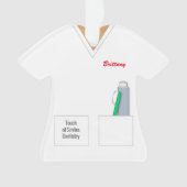 Scrubs Dental Assistant Dentist Professional Ornament (voorkant)