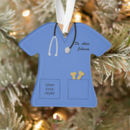 Scrubs diergeneeskundige beroepen ornament