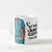 Scrubs en koffiezuster - persoonlijke koffie-Mok Koffiemok (Voorkant links)