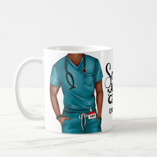Scrubs en koffiezuster - persoonlijke koffie-Mok Koffiemok (Links)