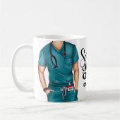 Scrubs en koffiezuster - persoonlijke koffie-Mok Koffiemok (Links)