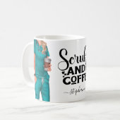 Scrubs en koffiezuster - persoonlijke koffie-Mok Koffiemok (Voorkant links)