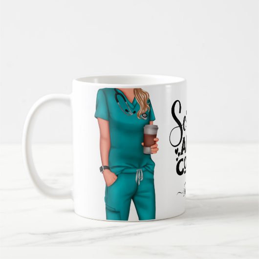 Scrubs en koffiezuster - persoonlijke koffie-Mok Koffiemok (Links)