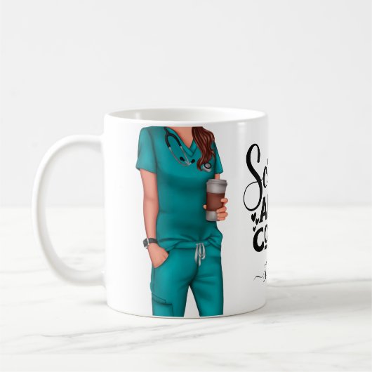 Scrubs en koffiezuster - persoonlijke koffie-Mok Koffiemok (Links)