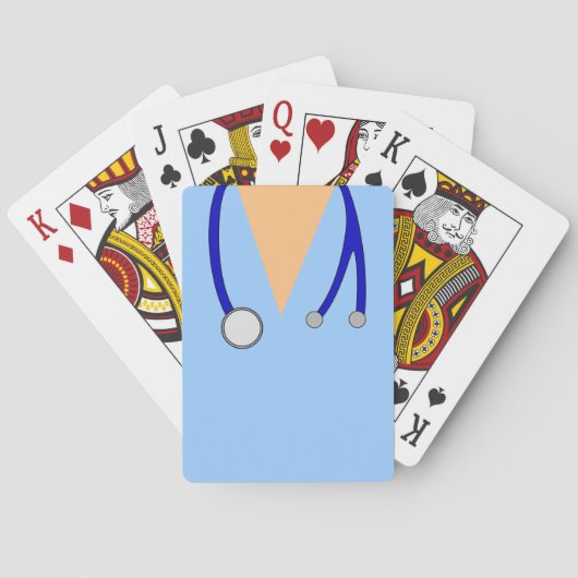 Scrubs Medical Custom Deck of Cards Nurse Doctor Speelkaarten (Achterkant)