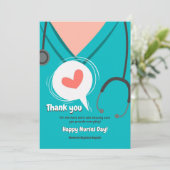 Scrubs Neurses Day Kaart (Staand voorkant)