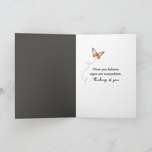 Scruffy Cat Thinking of you Kaart (Binnen)