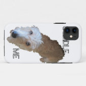 Scruffy Dog "CUDDLE ME" iPhone 5 Hoesje (Achterkant (horizontaal))