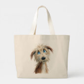 Scruffy Dog Grote Tote Bag (Achterkant)