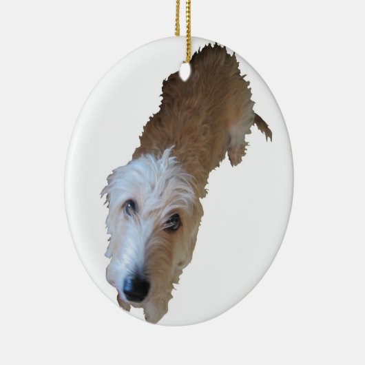 Scruffy Dog Ornament (Rechts)