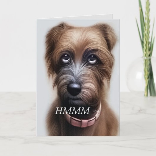 SCRUFFY LATE VERJAARDAG KAART (Voorkant)