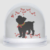 Scruffy Mutt Naughty n' Cute Christmas Sneeuwbol (Voorkant)