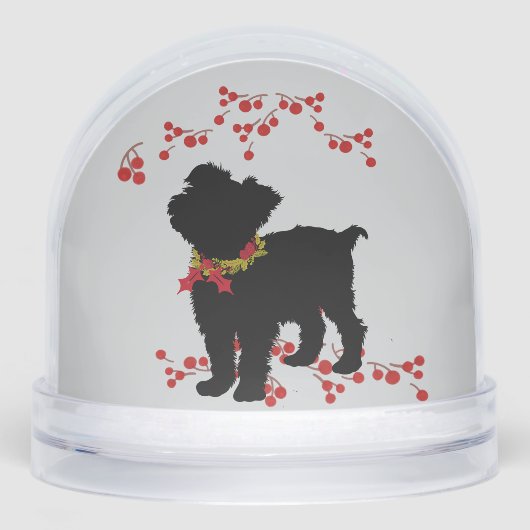 Scruffy Mutt Naughty n' Cute Christmas  Sneeuwbol (Voorkant)