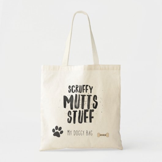 Scruffy Mutts Doggy Bag Tote Bag (Voorkant)