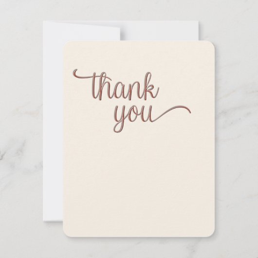 Scruffy Schattige Cat Dank je Kaart (Achterkant)