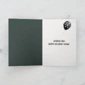 Scruffy Street Cat voor de verjaardag Kaart (Binnen)