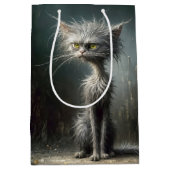 Scruffy Street Cat voor de verjaardag Medium Cadeauzakje (Voorkant)