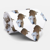 Scruffy Wiener Dog Stropdas (Opgerold)