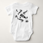 ScruffyMug Origineel Ontwerp Baby Bodysuit (Achterkant)