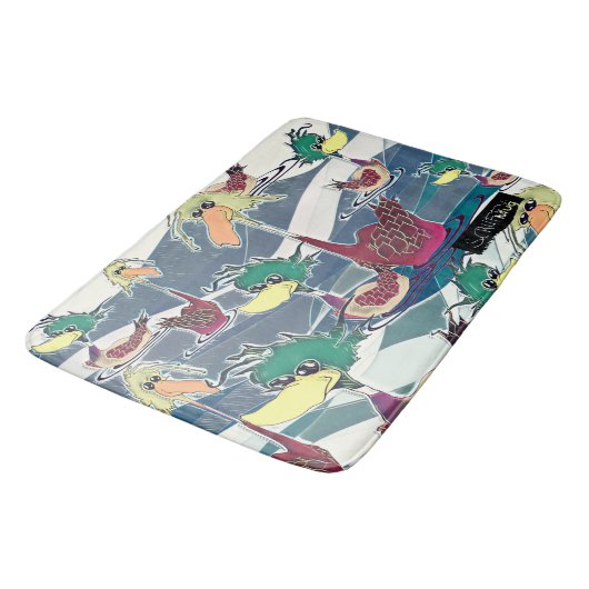 ScruffyMugArtGallery Bath Mat (Gekanteld)