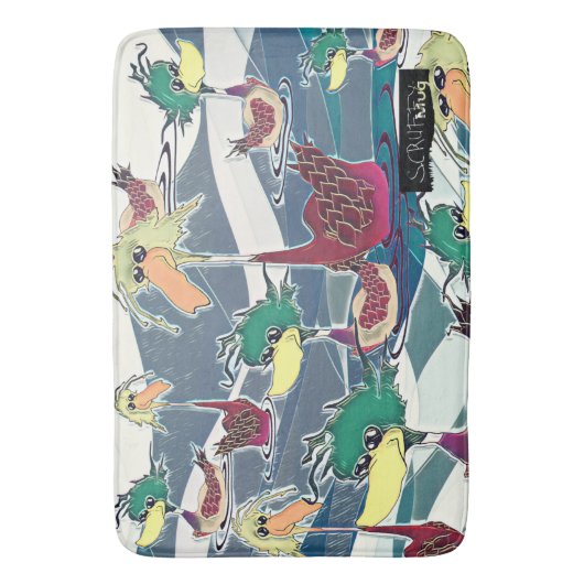 ScruffyMugArtGallery Bath Mat (Voorkant Verticaal)