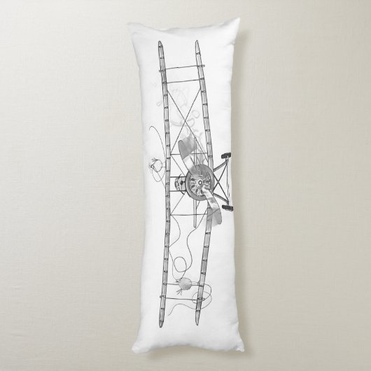 ScruffyMugArtGallery Body Pillow Lichaamskussen (Achterkant (Verticaal))