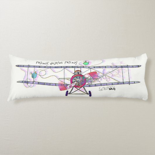 ScruffyMugArtGallery Body Pillow Lichaamskussen (Voorkant)