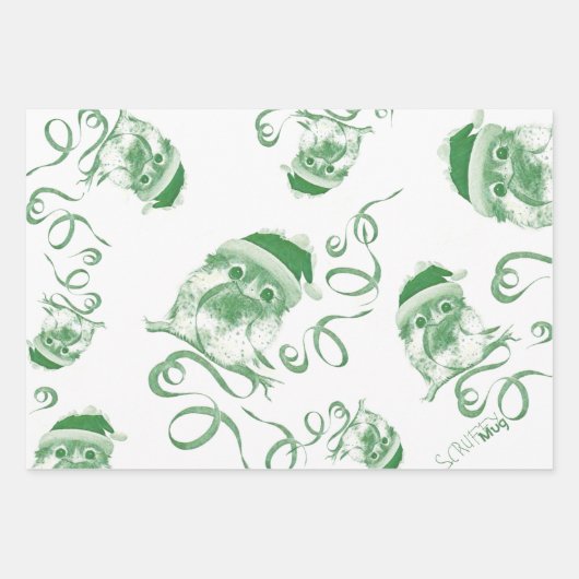 ScruffyMugArtGallery Holiday Wrapping Paper (Voorkant 3)