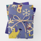 ScruffyMugArtGallery Holiday Wrapping Paper (In situ)