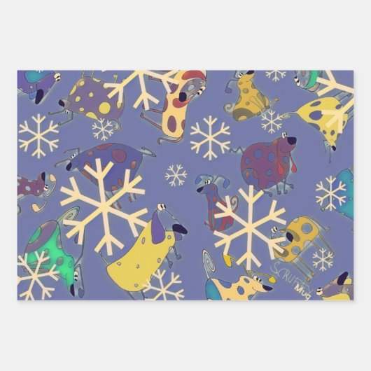 ScruffyMugArtGallery Holiday Wrapping Paper (Voorkant)