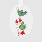 ScruffyMugArtGallery Oval Holiday Ornament (achterkant)