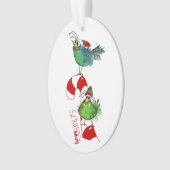 ScruffyMugArtGallery Oval Holiday Ornament (voorkant)