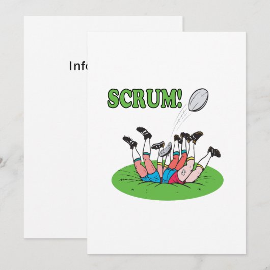 Scrum Kaart (Voorkant / Achterkant)