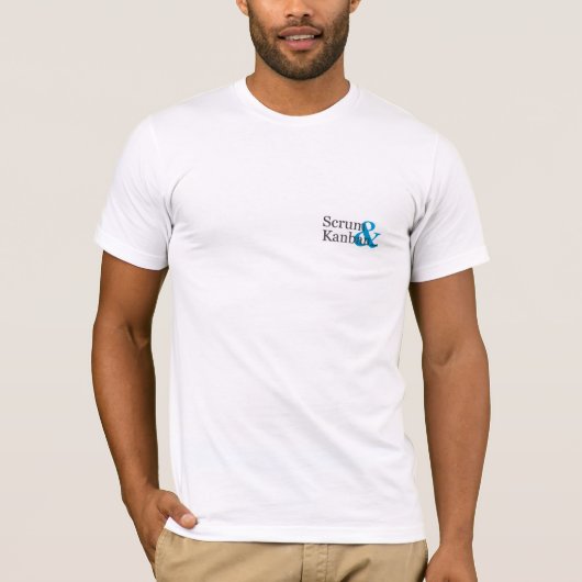 Scrum & Kanban-logo met deming-offerte T-shirt (Voorkant)