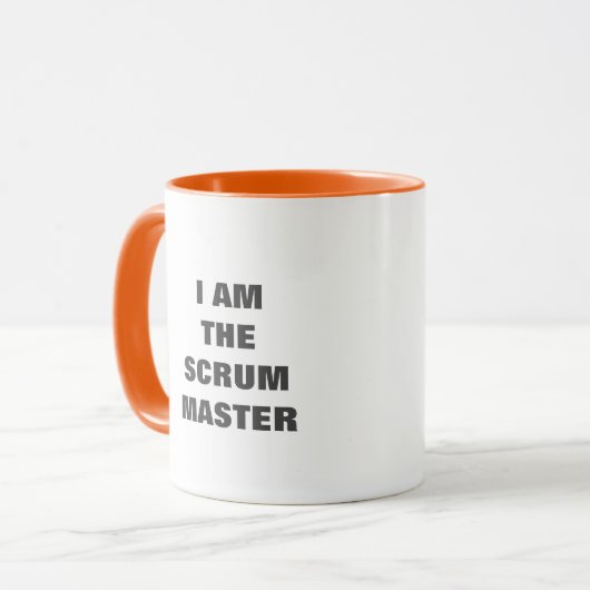 Scrum master agile mok (Voorkant links)