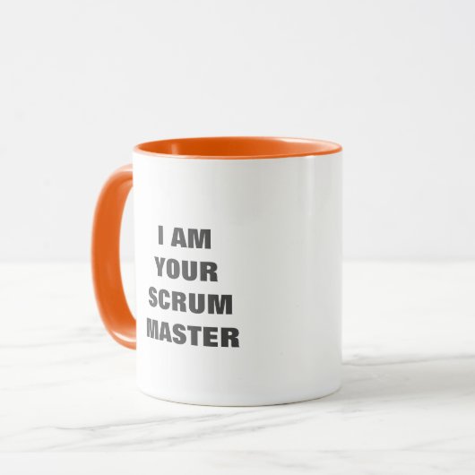 Scrum master agile mok (Voorkant links)