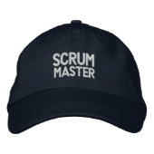 Scrum master geborduurde pet (Voorkant)