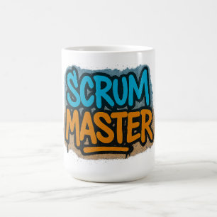 Scrum Master Graffiti Koffiemok